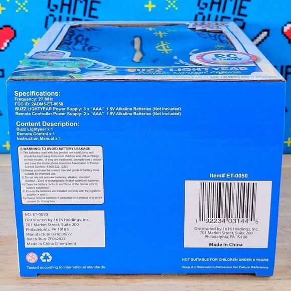 Disney Pixar Toy Story 4 Buzz Lightyear RC 27Mhz Remote Control Figure New - Picture 7 of 8